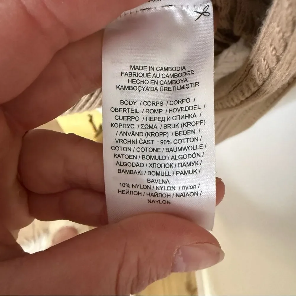 [Ralph Lauren] Women's Camel Boat Neck Sweater - Size Petite Small